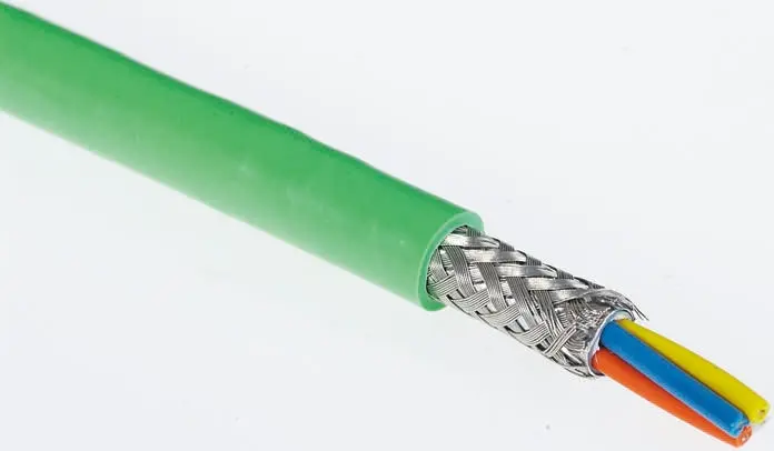 Produktfoto 1 von HARTING Cat.5 Ethernet-Kabel, 100 m, Grün 4 Abgeschirmt Geschirmt, Aussen ø 6.5 mm Außen-ø , Polyvinylchlorid