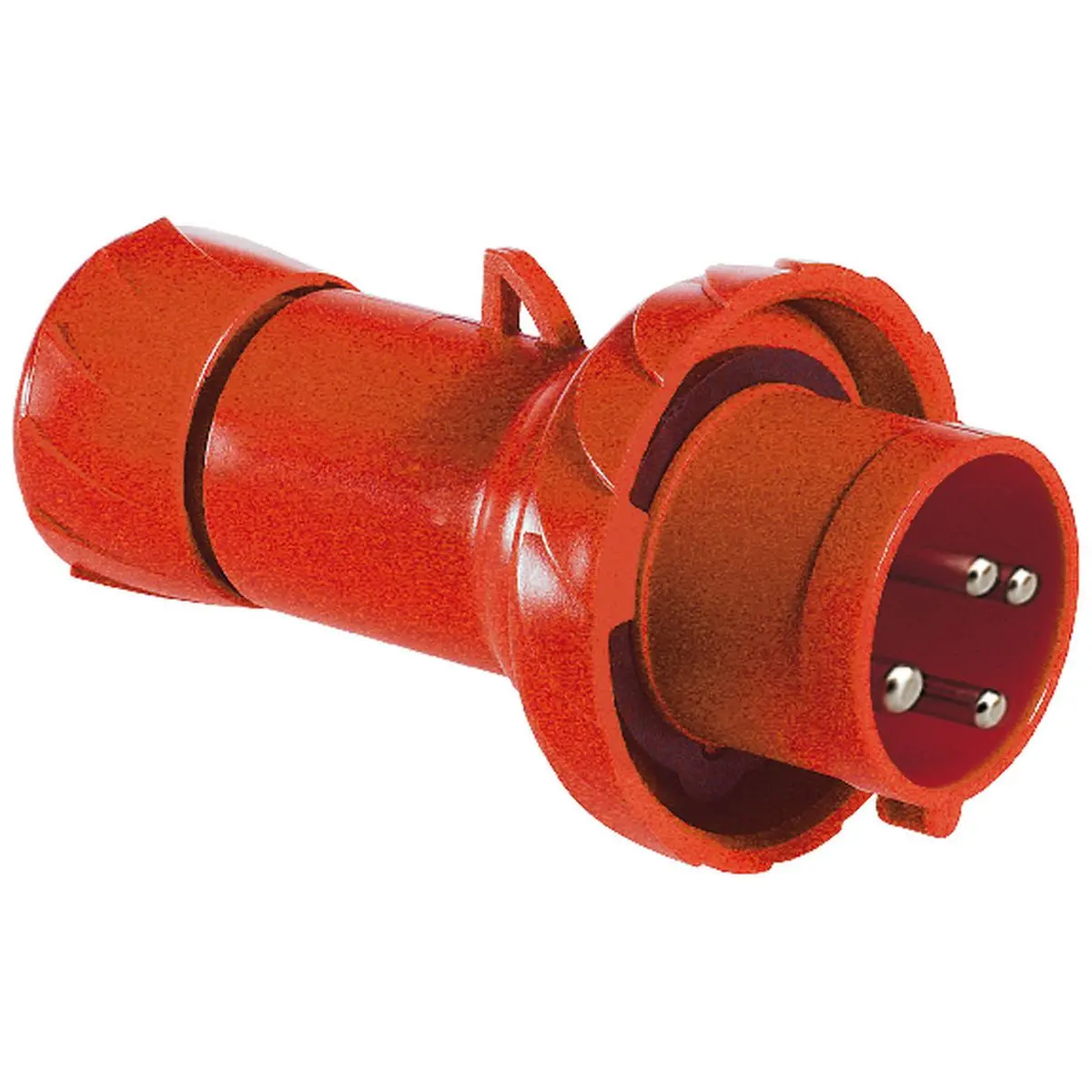 Produktfoto 1 von Schneider Electric Mureva Leistungssteckverbinder Rot 3P+PE, 415V, Kabel Gerade IP67 16A