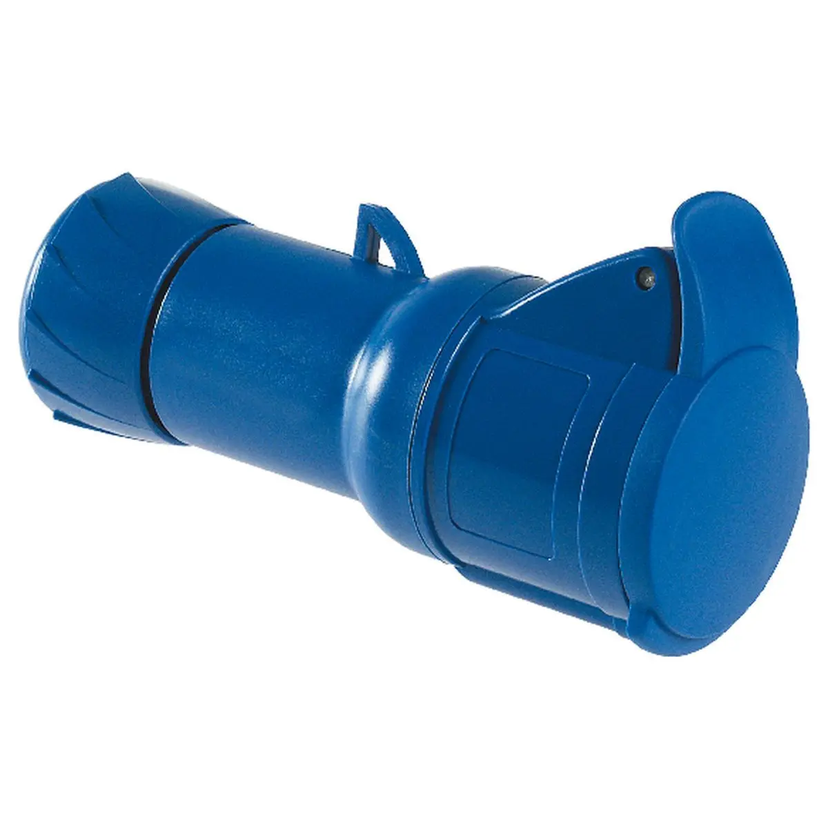 Produktfoto 1 von Schneider Electric Mureva Leistungssteckverbinder Blau, 230V 2P+PE / 16A, Kabel IP44