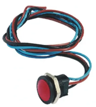 Produktfoto 1 von APEM IA Druckschalter Panel Ø 16.2 mm, 1-poliger Umschalter / 2 A 24 V dc 1 kV ac, IP40