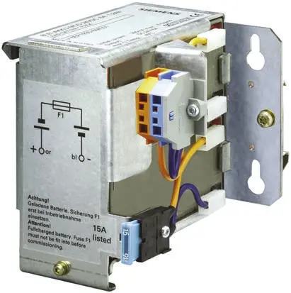 Produktfoto 1 von Siemens Abgedichteter Bleiakku, 24V / 1.2Ah, Schraub-Anschluss, 106 x 96 x 108mm