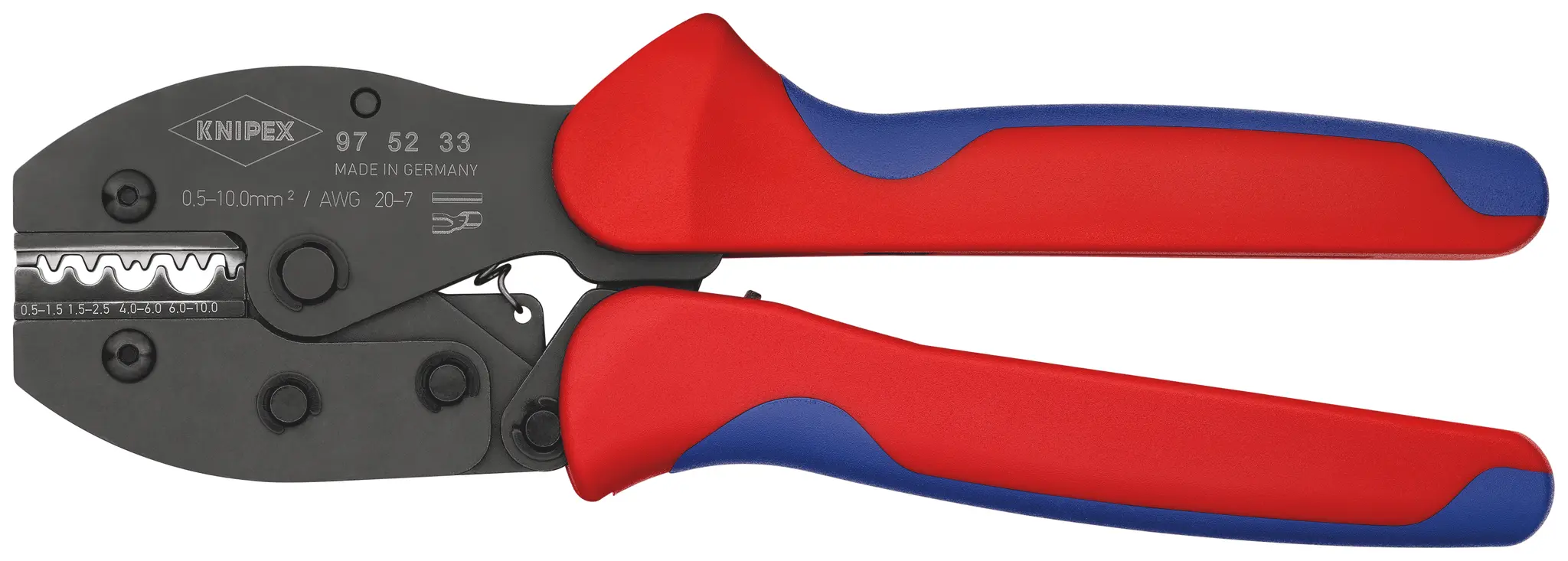 Produktfoto 1 von Knipex Crimp-Werkzeug für Anschlüsse, 220 mm