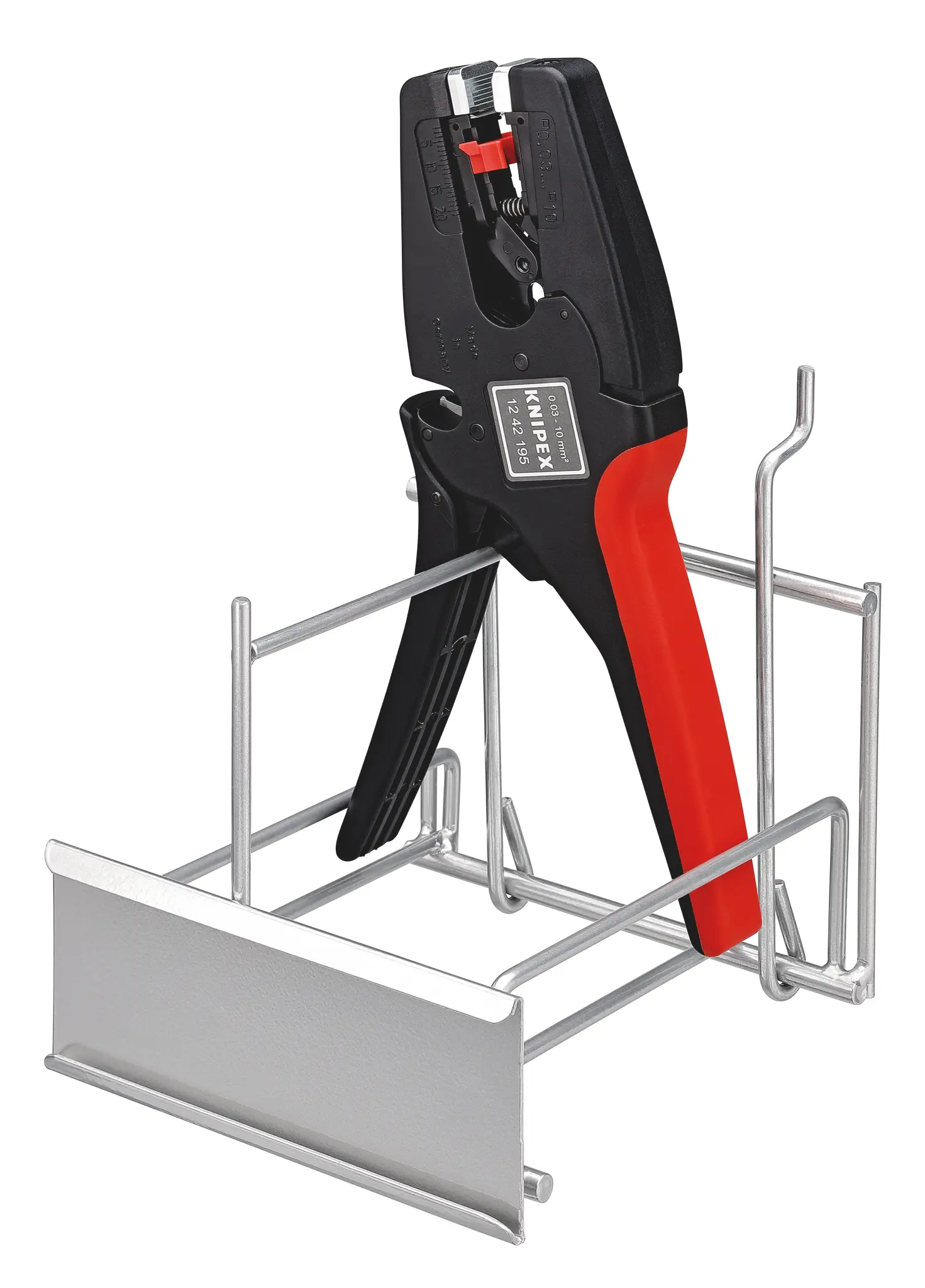 Produktfoto 1 von Knipex 12 42 195 Multistrip 10 Automatischer Abisolierer, Einzelader, Multi-Core 0.03-10.0 mm², 195 mm