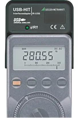 Produktfoto 1 von Gossen Metrawatt USB-Adapter Multimeter USB-Adapter für METRAHit 2xx Multimeter, METRAHit 30x Multimeter