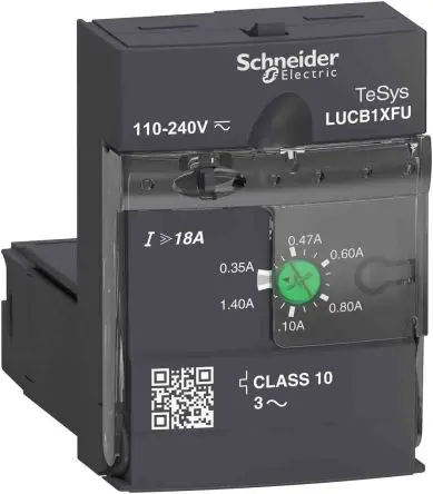 Produktfoto 1 von Schneider Electric TeSyS U System-Motorstarter 690V 3-phasig 0.25 kW, IP40, IP20 / 0.35A, 1.4 A