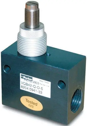 Produktfoto 1 von Parker VQB Durchflussregler Mit Gewinde Mit Gewinde, Nein