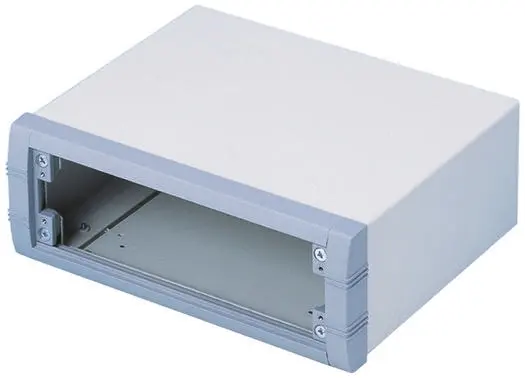 Produktfoto 1 von METCASE, Schalengehäuse, Grau, Aluminium, IP40 85 mm, 190 mm, 230 mm, Unimet