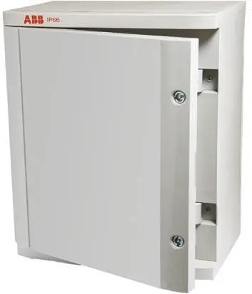 Produktfoto 1 von ABB 1SL02 Thermoplast Wandanschlusskasten Grau IP66, HxBxT 400 mm, 335 mm x 210 mm