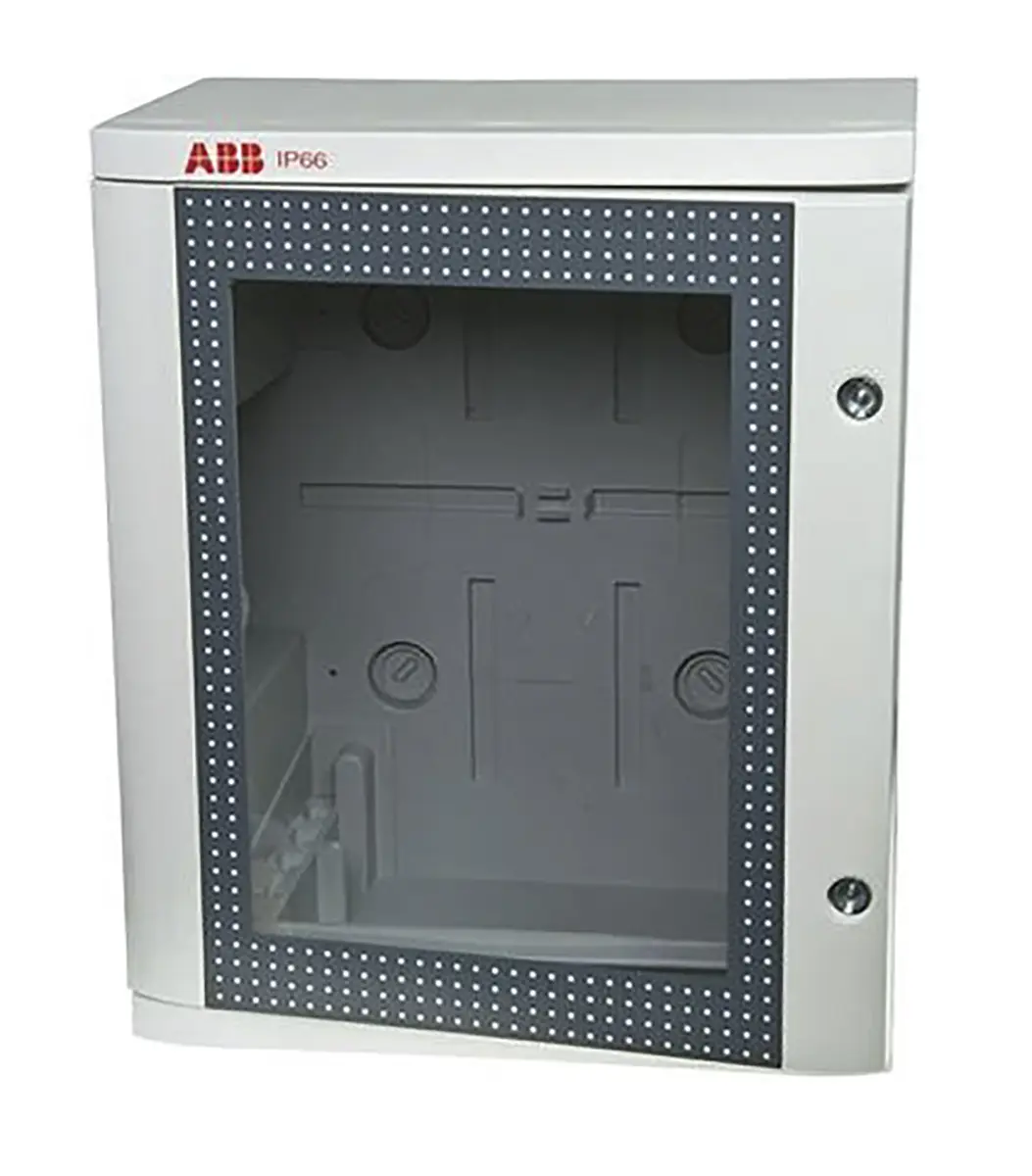 Produktfoto 1 von ABB 1SL02 Thermoplast Wandanschlusskasten Grau IP66 Transparente Tür, HxBxT 550 mm, 460 mm x 260 mm