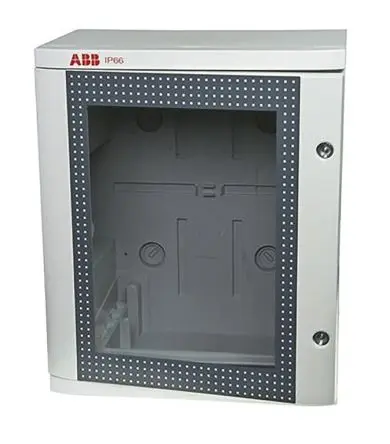 Produktfoto 1 von ABB 1SL02 Thermoplast Wandanschlusskasten Grau IP66 Transparente Tür, HxBxT 550 mm, 460 mm x 260 mm