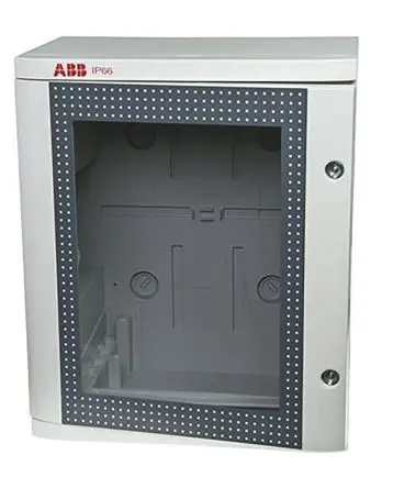 Produktfoto 1 von ABB 1SL02 Thermoplast Wandanschlusskasten Grau IP66 Transparente Tür, HxBxT 400 mm, 335 mm x 210 mm