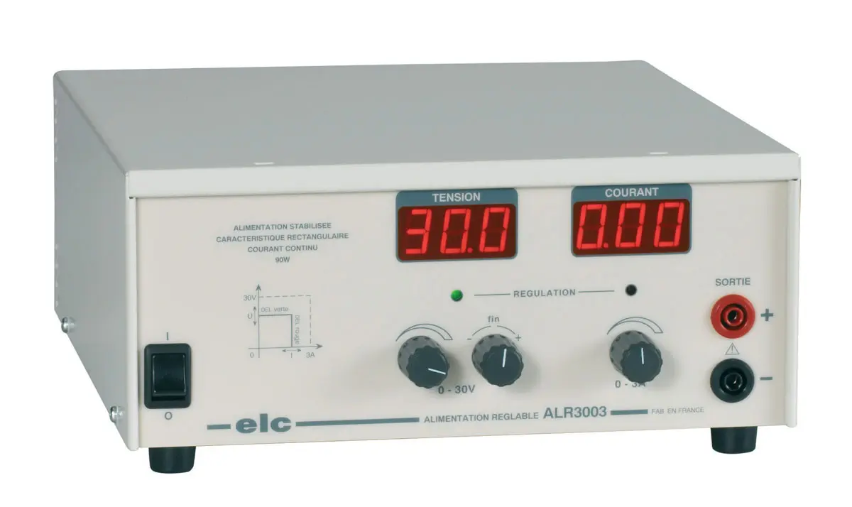 Produktfoto 1 von ELC ALR3003 Digital Labornetzgerät 90W, 0 → 30V / 0 → 3A