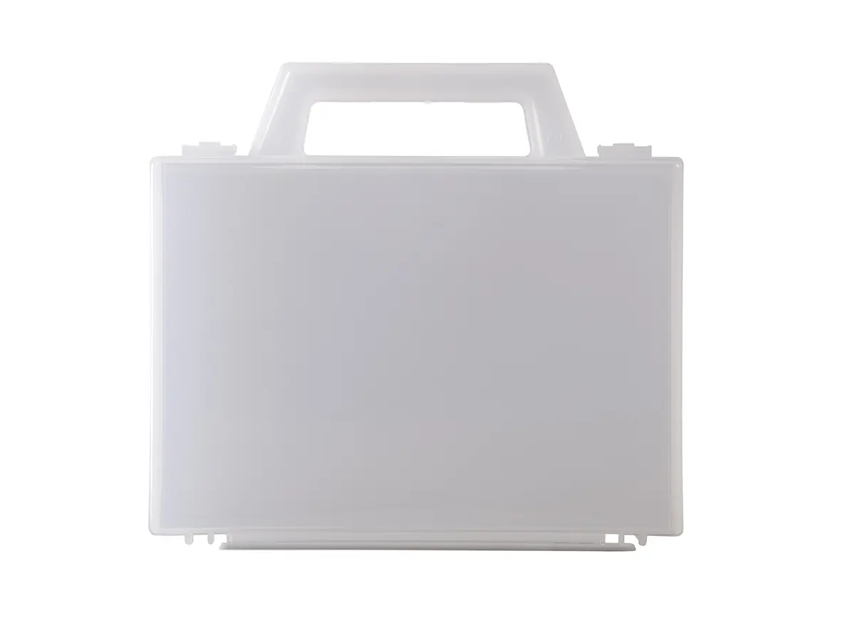 Produktfoto 1 von RS PRO Minimalist Polypropylen Kunststoff Transportkoffer Klar 31 mm, Außenmaße 127 mm 141 mm / Innen 31 mm / Innen 94