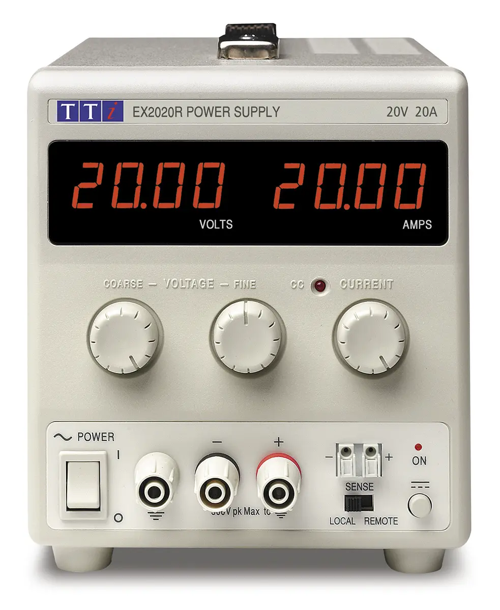 Produktfoto 1 von Aim-TTi EX2020R Digital Labornetzgerät 400W, 0 → 20V / 0 → 20A, ISO-kalibriert
