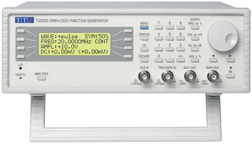 Produktfoto 1 von Aim-TTi TG 2000 Funktionsgenerator Variable Wobbelfuntion 1 MHz → 20 MHz Digitalfrequenz FM Modulation
