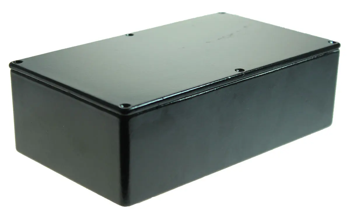 Produktfoto 1 von CAMDENBOSS 5000; Gehäuse; Aluminiumdruckguss; Schwarz IP65 Breite 112 mm Höhe 61 mm Länge 192 mm