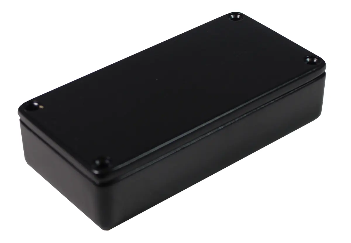 Produktfoto 1 von CAMDENBOSS 5000; Gehäuse; Aluminiumdruckguss; Schwarz IP54 Breite 50 mm Höhe 25 mm Länge 101 mm