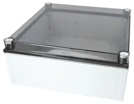 Produktfoto 1 von Fibox CAB PCQ Polycarbonat Wandanschlusskasten Grau IP66, IP67, HxBxT 172 mm, 400 mm x 400 mm