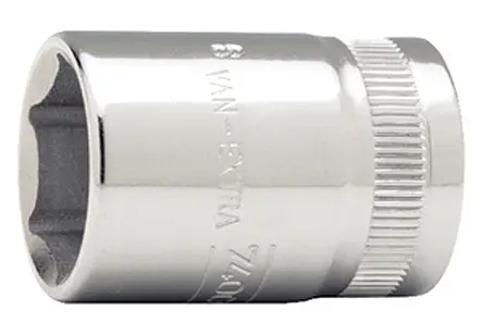 Produktfoto 1 von Bahco 3/8 in 6-Kant Buchse SW 7 mm Vierkant x 25.5 mm