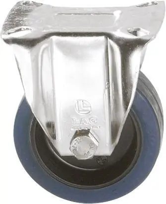 Produktfoto 1 von LAG Feststehend Rolle, Rad ø 125 mm, 180 kg, Ges H. 160 mm, Rad B. 40 mm