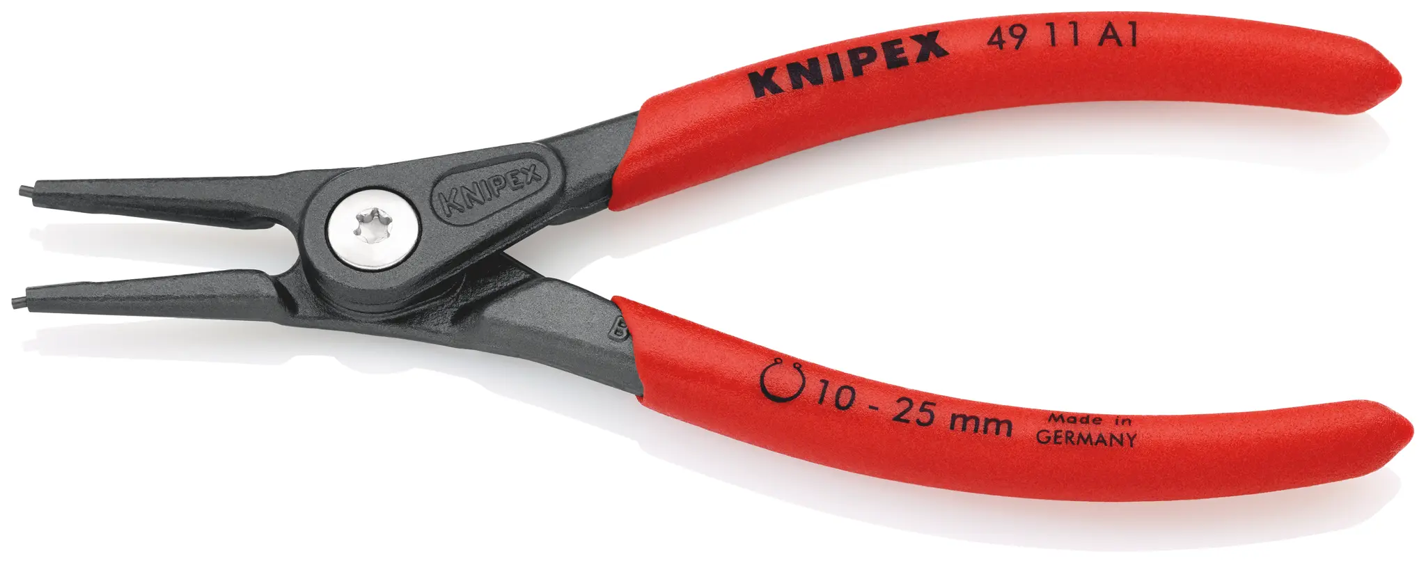 Produktfoto 1 von Knipex Sicherungsringzange Gerade 140 mm 10 To 25 mm Schließer (NO)