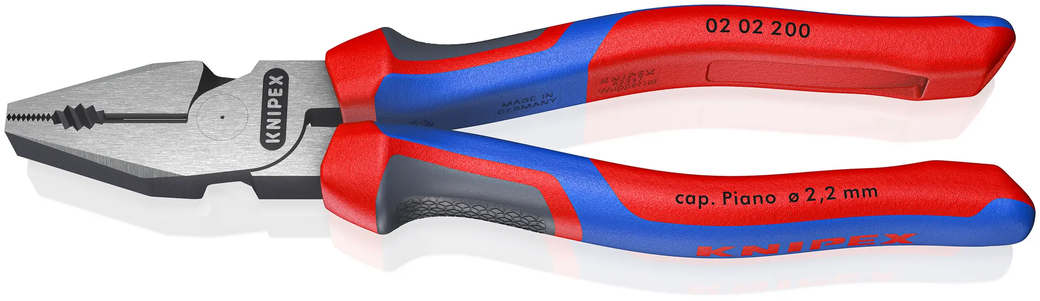 Produktfoto 1 von Knipex Rundzange Schneidkraft → 2.2 mm 200 mm