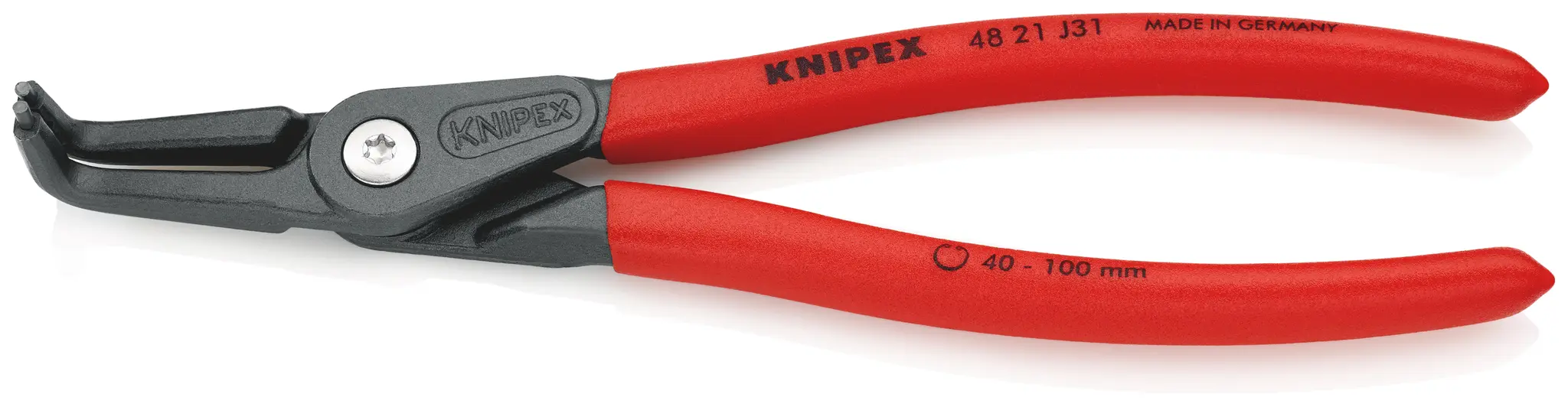 Produktfoto 1 von Knipex Sicherungsringzange 210 mm 40 to 100 mm Schließer (NO)