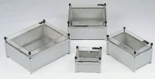 Produktfoto 1 von RS PRO; Gehäuse; Fiberglas; Grau; IK10 IP66 Breite 175 mm Höhe 185 mm Länge 300 mm
