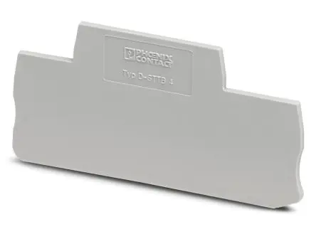 Produktfoto 1 von Phoenix Contact D-STTB Endabdeckung für DIN-Schienen-Klemmenblöcke