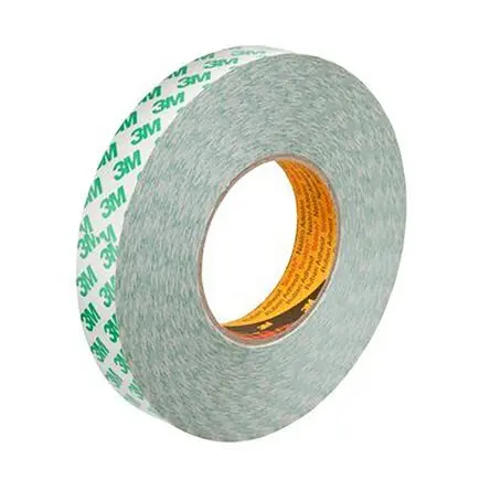 Produktfoto 1 von 3M 9087 Kunststoff-Klebeband doppelseitig, Weiß, -40 °C bis 93 °C, Stärke 0.26 mm Polyvinylchlorid, 25mm x 50 m
