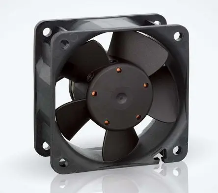 Produktfoto 1 von ebm-papst 600 N Axiallüfter, Kugel, 24V dc / 2.1 W 87 mA, 5600 U/min, 43 m³/h IP68 60 mm 60mm 25.4 mm