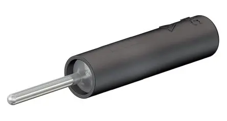 Produktfoto 1 von Staubli Prüfsteckverbinder-Adapter Schwarz Messing Nickel 1kV