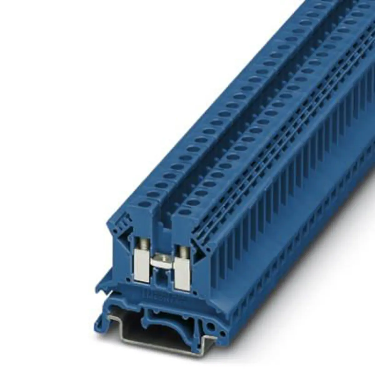 Produktfoto 1 von Phoenix Contact UK 2.5 B BU Anschlussklemmenblock für Durchkontaktierung 1 Blau, 0.2mm², 2.5 mm², 800V