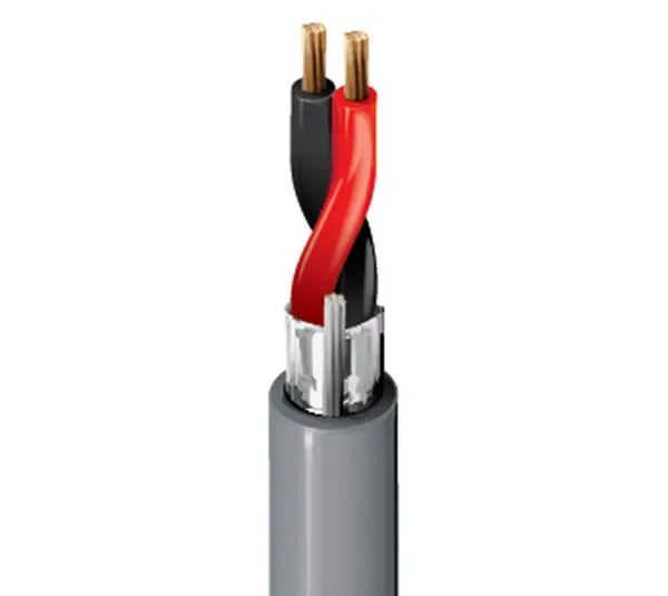 Produktfoto 1 von Belden 4300FE Steuerkabel, 2-adrig 0.82 mm² 18 AWG Grau Geschirmt, 100 m, Polypropylen