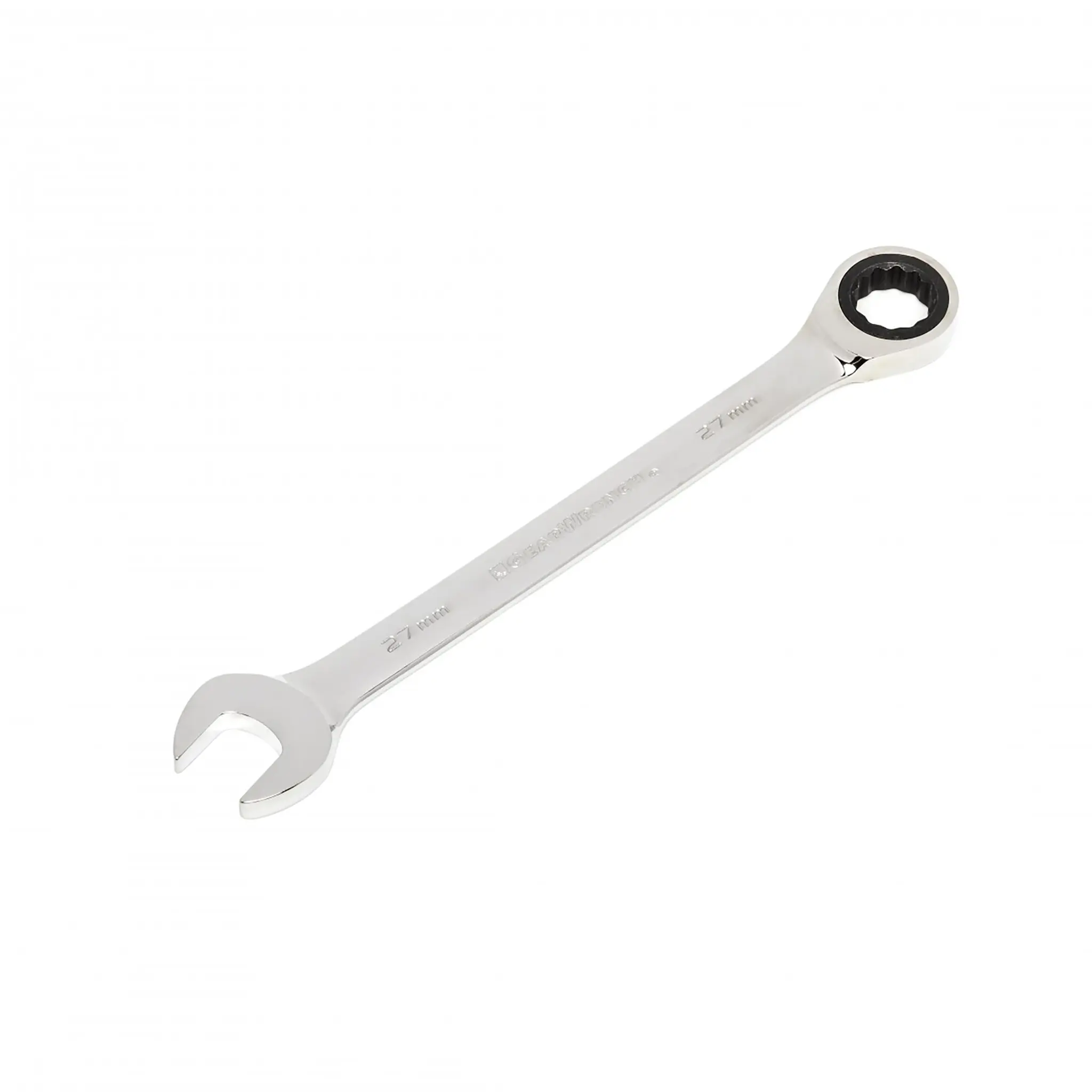 Produktfoto 1 von GearWrench Gabel‑Ring Ratschenschlüssel Mattverchromt 27 mm, Länge 359 mm