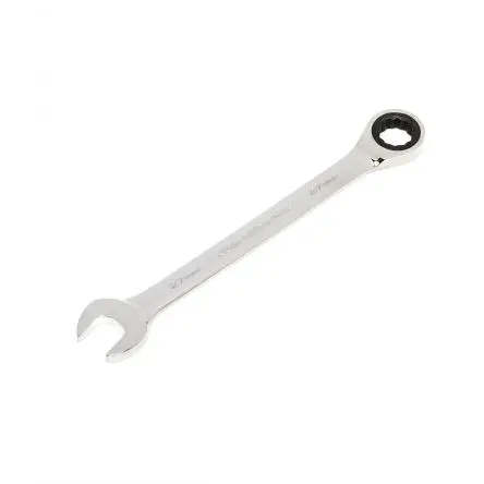 Produktfoto 1 von GearWrench Gabel‑Ring Ratschenschlüssel Mattverchromt 27 mm, Länge 359 mm
