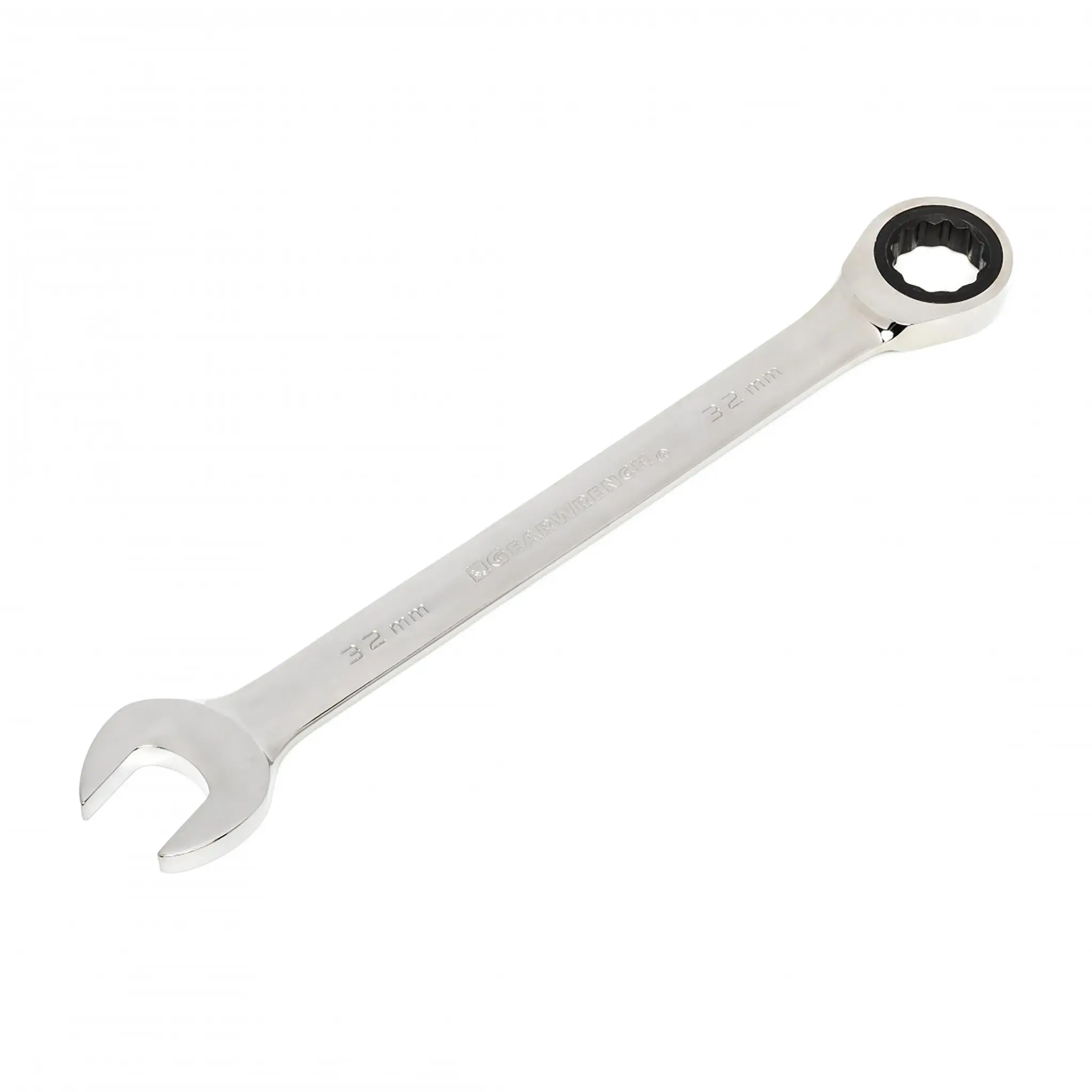 Produktfoto 1 von GearWrench Gabel‑Ring Ratschenschlüssel Mattverchromt 32 mm, Länge 426 mm