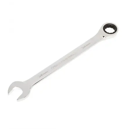 Produktfoto 1 von GearWrench Gabel‑Ring Ratschenschlüssel Mattverchromt 34 mm, Länge 460 mm