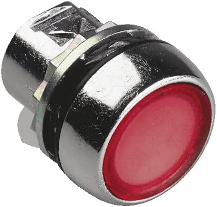 Produktfoto 1 von Allen Bradley 800F Drucktastenkopf Ø 22 mm, Rot Tastend Rund Rund Kunststoff, IP65