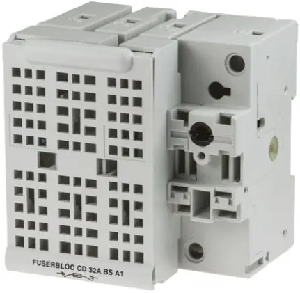 Produktfoto 1 von Socomec FUSERBLOC Sicherungsschalter-Trennschalter / 3-polig 20A, A1 Sicherungsgröße, 3 phasig