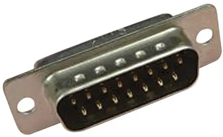 Produktfoto 1 von JAE D-Sub-Steckverbinder A Gerade, 15-polig, Kabel Stecker