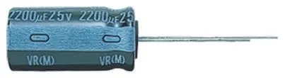 Produktfoto 1 von Nichicon VR Kondensator 47 μF Kabel ±20 % / 63V, Ø 6.3 mm x 11 mm x 11 mm, 85 °C
