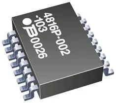 Produktfoto 1 von Bourns Serie 4800P Widerstands-Array ISOL, 8 x 680 Ω, 1.28 W 2 %, Bauform SoM SMD