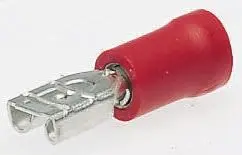 Produktfoto 1 von JST FVDDF Flachsteckhülse, Rot, Isoliert, 4.75 x 1 mm, Buchse, 22 AWG min, 16 AWG