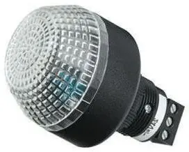 Produktfoto 1 von Allen Bradley 855P LED Dauer, Filament/Warnsummer Signalleuchte 24V ac/dc Klar Panel, Ø 65 mm x 85 mm IP65, IP56