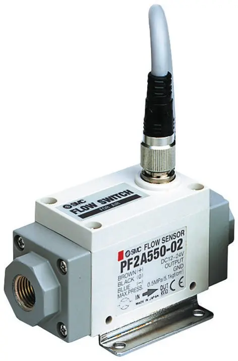 Produktfoto 1 von SMC Panel Durchflussregler 500 L/min, PnP Ausgang, M12-Stecker 24 V dc 0.5 in
