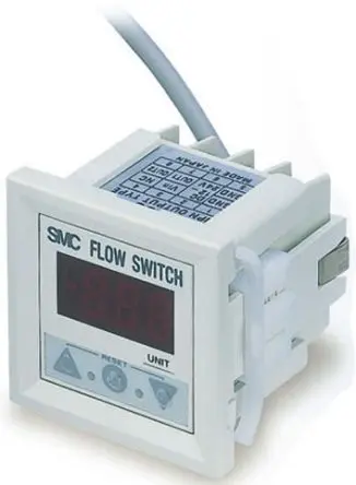 Produktfoto 1 von SMC PF2A Panel Durchflussregler 45 L/min, PnP Ausgang, M12 24 V dc 2 in
