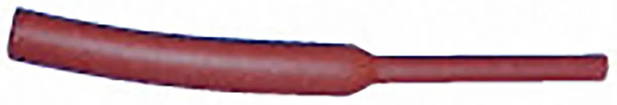 Produktfoto 1 von RS PRO Wärmeschrumpfschlauch, Polyolefin Braun, Ø 1.6 mm Schrumpfrate 2:1, Länge 1.2m