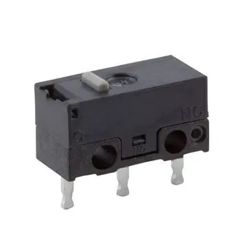Produktfoto 1 von ZF Mikroschalter Taste-Betätiger Leiterplatten-Anschlussklemme, 1-poliger Umschalter, 125 V ac, 30 V dc, 3A IP40 1.37N