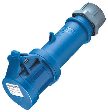 Produktfoto 1 von MENNEKES ProTOP Leistungssteckverbinder Blau, 230V 2P+PE / 32A, Kabel IP44